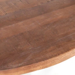 Ronde Eettafel Mangohout 16 Ronde Eettafel Mangohout -Zuiver Verkoop eleonora mango eettafel rond met kruispoot 02