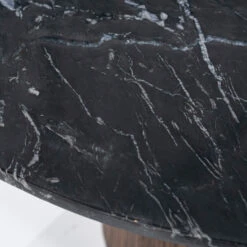 Ovale Salontafel Zwart Marmer -Zuiver Verkoop eleonora maxim ovale salontafel zwart marmer 05