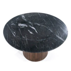 Ronde Eettafel Marmer En Mangohout -Zuiver Verkoop eleonora maxim ronde eettafel marmer en mangohout 04