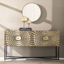 Goud Dressoir Op Hoge Poten -Zuiver Verkoop eleonora noa goud dressoir op hoge poten 03 1