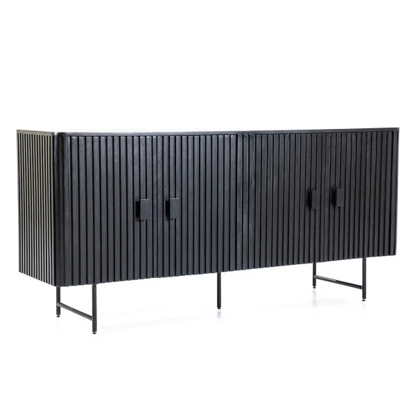 Zwart Dressoir Met Ronde Hoeken 3 Zwart Dressoir Met Ronde Hoeken