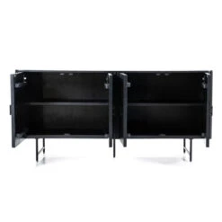 Zwart Dressoir Met Ronde Hoeken 11 Zwart Dressoir Met Ronde Hoeken -Zuiver Verkoop eleonora remi zwart dressoir met ronde hoeken 03