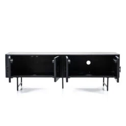 Zwart Tv-meubel Ronde Hoeken -Zuiver Verkoop eleonora remi zwart tv meubel ronde hoeken 03