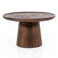 Ronde Salontafel Mangohout -Zuiver Verkoop eleonora ron ronde salontafel mangohout 01