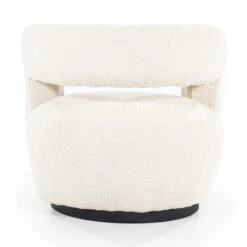 Draaibare Fauteuil Boucle -Zuiver Verkoop eleonora sharon draaibare fauteuil boucle 04