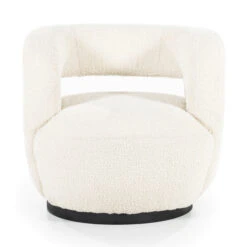 Draaibare Fauteuil Boucle -Zuiver Verkoop eleonora sharon draaibare fauteuil boucle 05
