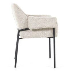 Design Eetkamerstoel Boucle Stof -Zuiver Verkoop eleonora tony design eetkamerstoel boucle stof 03