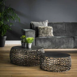 Salontafelset Van Nikkel -Zuiver Verkoop giani maze salontafelset van nikkel 02 1