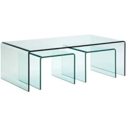Glazen Salontafel Set 3-delig 13 Glazen Salontafel Set 3-delig -Zuiver Verkoop glazen salontafel set clear club 3 kare design 05 800x800 1