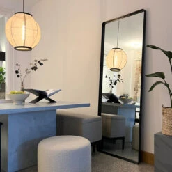 Grote Spiegel Zwarte Rand -Zuiver Verkoop grote spiegel 70x200cm bodio selfie 07