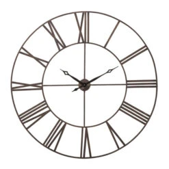 Grote Wandklok Metaal Factory 120