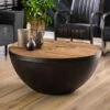 Halve Bol Salontafel Industrieel