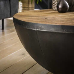 Halve Bol Salontafel Industrieel -Zuiver Verkoop halve bol salontafel industrieel raft giani 03