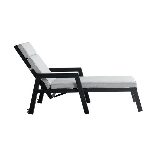 Aluminium Zonnebed Met Kussen 4 Aluminium Zonnebed Met Kussen - Afbeelding 2