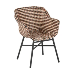 Tuinset 8 Personen -Zuiver Verkoop hartman delphine wicker tuinstoel oranje 03