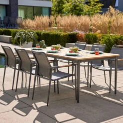 Dining Tuinstoel Teak En Aluminium -Zuiver Verkoop hartman galicia dining tuinstoel teak en aluminium 07