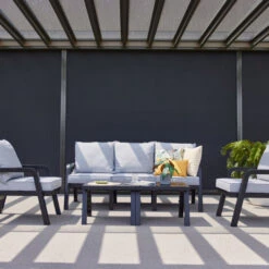 Kunststof Loungeset Met 3-zits Bank -Zuiver Verkoop hartman ibiza kunststof loungeset 3 zits bank 03