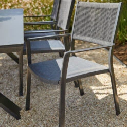 Design Tuinstoel Aluminium -Zuiver Verkoop hartman lea rope design tuinstoel aluminium 08