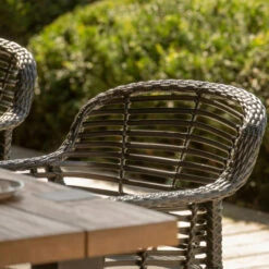 Wicker Tuinstoel Met Armleuningen -Zuiver Verkoop hartman patricia wicker tuinstoel met armleuningen 04