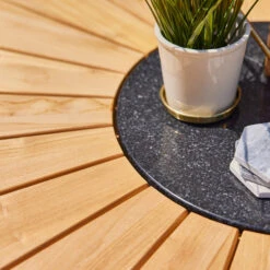 Grote Ronde Tuintafel Teak -Zuiver Verkoop hartman provence grote ronde tuintafel teak 02