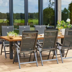 Verstelbare Tuinstoel -Zuiver Verkoop hartman salvatore verstelbare tuinstoel alu grijs 02 1