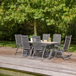 Verstelbare Tuinstoel -Zuiver Verkoop hartman salvatore verstelbare tuinstoel alu grijs 05 1