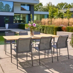 Uitschuifbare Tuintafel Teak -Zuiver Verkoop hartman silencio uitschuifbare tuintafel teak 06