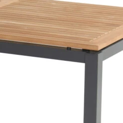 Teak Tuinset 4 Persoons 160 Cm -Zuiver Verkoop hartman sonata tuintafel teak met grijze poten 02 1 1