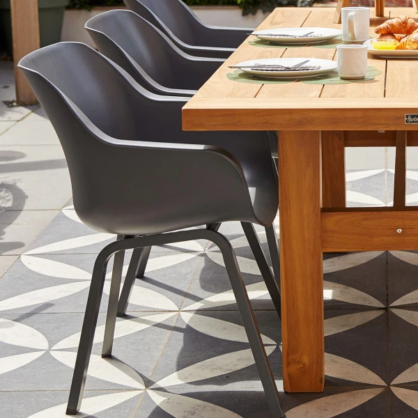 Kunststof Kuipstoel Voor Buiten 4 Kunststof Kuipstoel Voor Buiten - Afbeelding 2