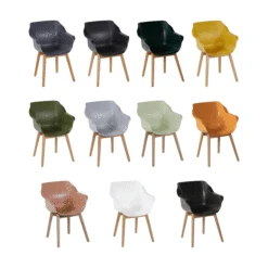 Ronde Tuinset Teak 4 Personen -Zuiver Verkoop hartman sophie teak stoelen