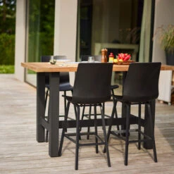 Barstoel Voor Buiten 12 Barstoel Voor Buiten -Zuiver Verkoop hartman sophie wave barkruk buiten zwart 04 1