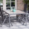 Aluminium Tuintafel Houtlook -Zuiver Verkoop hartman tanger aluminium tuintafel houtlook 01