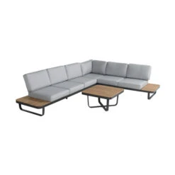 Design Loungeset Met Teakhout