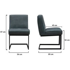 Luxe Eetkamerstoel Samenstellen -Zuiver Verkoop het anker zara lara eetkamerstoel echt leder 06