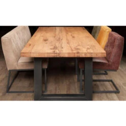 Luxe Eetkamerstoel Samenstellen -Zuiver Verkoop het anker zara lara eetkamerstoel echt leer 01