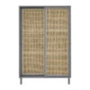 Webbing Kast Met Schuifdeuren -Zuiver Verkoop hkliving grijze kast met webbing schuifdeuren 01 1