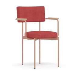 Gestoffeerde Eetkamer Stoel Met Armleuning -Zuiver Verkoop hkliving dining chair gestoffeerde eetkamerstoel met armleuning 02
