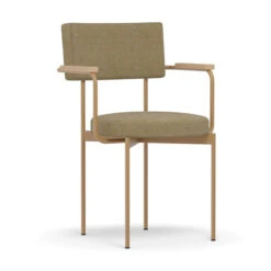 Gestoffeerde Eetkamer Stoel Met Armleuning -Zuiver Verkoop hkliving dining chair gestoffeerde eetkamerstoel met armleuning 03
