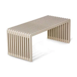 Houten Latten Bankje/element -Zuiver Verkoop hkliving slatted bench cream 01 1