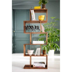 Sheeshamhout Wandkast Zig Zag 13 Sheeshamhout Wandkast Zig Zag -Zuiver Verkoop houten wandkast zig zag authentico 02