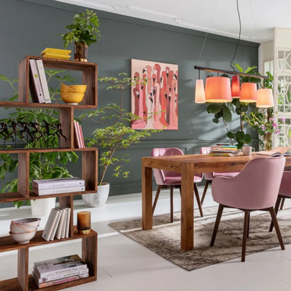 Sheeshamhout Wandkast Zig Zag 7 Sheeshamhout Wandkast Zig Zag - Afbeelding 5