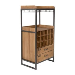 Houten Wijnkast 12 Houten Wijnkast -Zuiver Verkoop houten wijnkast edgar lumz home 02