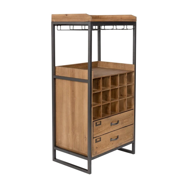 Houten Wijnkast 4 Houten Wijnkast - Afbeelding 2