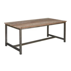 Industriële Eettafel Teak -Zuiver Verkoop industri le eettafel teak tower living venetie 01