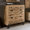Industriële Schoenenkast Op Wielen -Zuiver Verkoop industrieel dressoir op wielen lavis porter 01