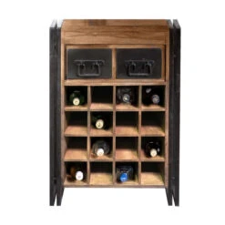 Industriele Wijnkast Met Lades -Zuiver Verkoop industriele wijkast met lades lavis havel sheeshamhout 01