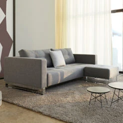 Design Poef Met Chroom -Zuiver Verkoop innovation living cassius del luxe design slaapbank blauw 563 twist charcoal 03 2 1 2