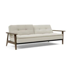 Slaapbank Met Gerookt Eiken Armleuningen -Zuiver Verkoop innovation living dublexo frej slaapban met eiken armleuningen 531 02