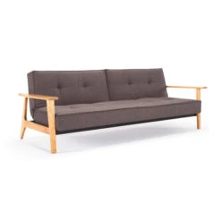 Design Slaapbank Met Eiken Armleuningen -Zuiver Verkoop innovation living splitback frej design slaapbank met eiken 01 8