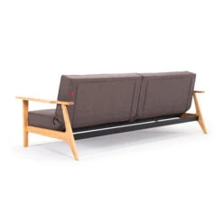 Design Slaapbank Met Eiken Armleuningen -Zuiver Verkoop innovation living splitback frej design slaapbank met eiken 04 8